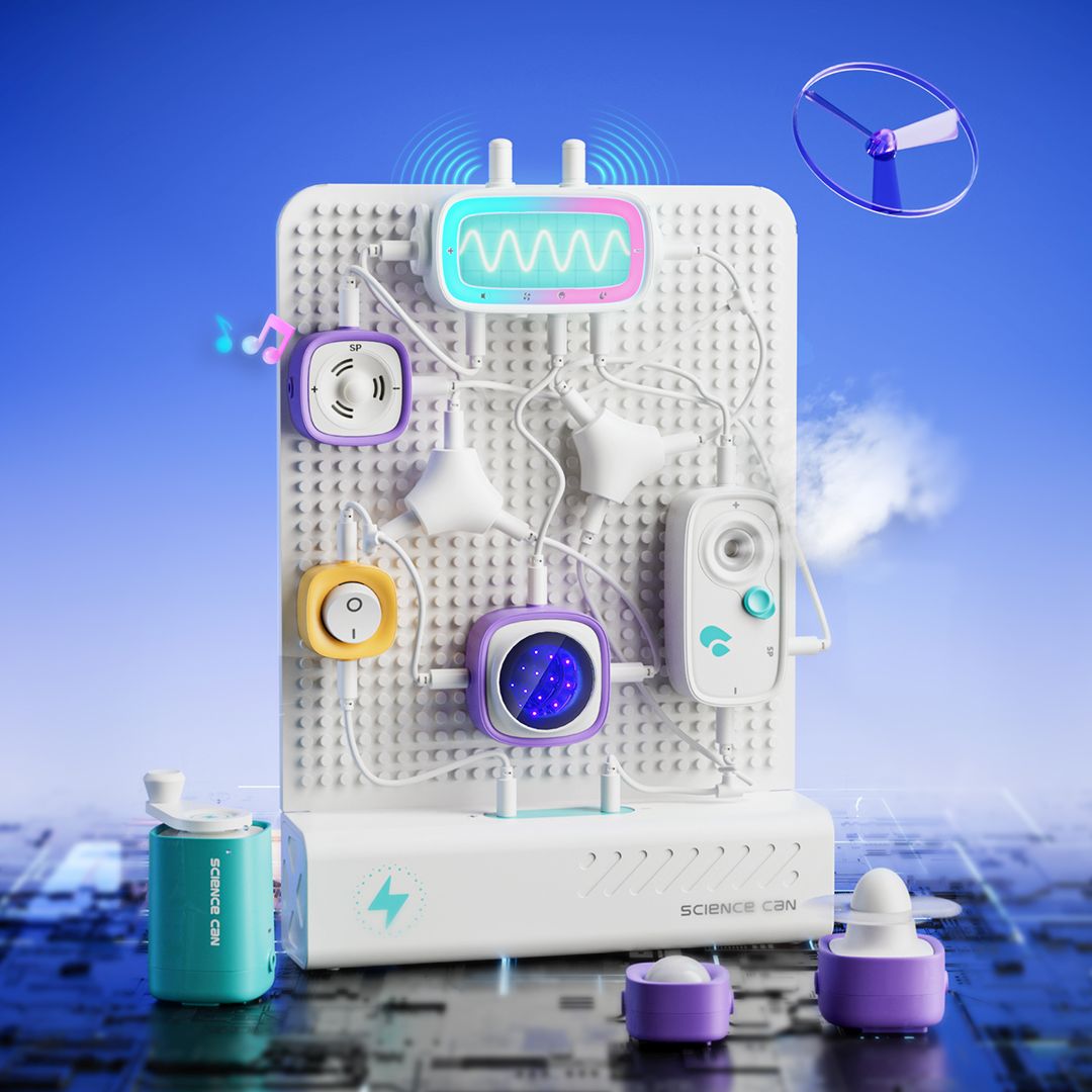 Vielfältige Module: Kinder lernen wie Elektroniker:innen arbeiten und bauen mit dem Set eigene Stromkreise mit Licht-, Sound- und Bewegungseffekten – ganz ohne Vorkenntnisse. Module mit Licht-, Nebel- und Soundeffekten machen visuell und akustisch erfahrbar, wie Strom in einem Stromkreis fließt. Für das Set werden 4 AA-1,5V-Batterien benötigt, die nicht enthalten sind.